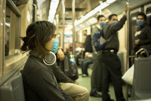 swine_flu_masked_train_passengers_in_mexico_city