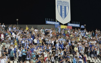 CS U Craiova a pus în vînzare abonamente pentru returul campionatului