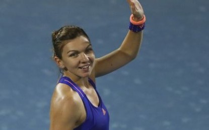 Simona Halep, in sferturile turneului WTA de la Birmingham dupa ce a invins-o pe Klara Koukalova cu 6-1, 6-3. Romanca va juca azi si la dublu