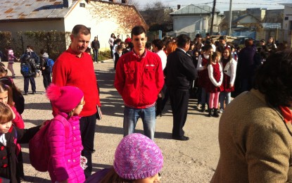 Exercitiul de evacuare la Scoala Gimnaziala nr 2 Caracal