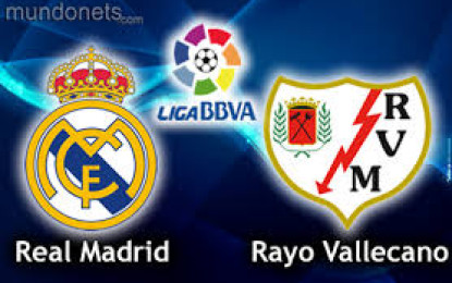 Real Madrid 10-2 Rayo Vallecano. Real a fost la un singur gol de cea mai mare victorie din istoria clubului in La Liga, 11-2 cu Elche in 1960