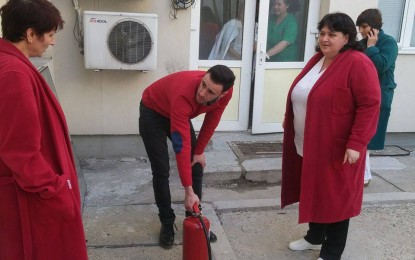 Cris Prev la exercitiu la Centrul Regional de Transfuzie Sanguina Craiova!
