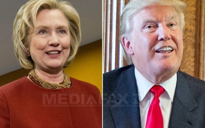 ALEGERI SUA: Hillary Clinton, avans de 1,7% comparativ cu Donald Trump. Scrutinul prezidenţial va avea loc în 8 noiembrie
