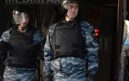 Poliţia a reţinut sute de persoane în Moscova, din cauza temerilor unor atacuri anti-guvernamentale